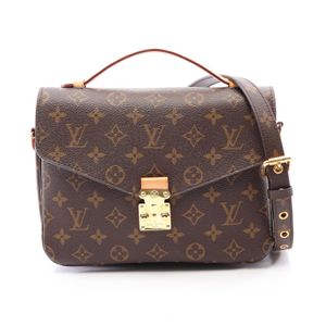 [중고] LOUIS VUITTON 포쉐트 메티스 MM 모노그램 2WAY 손가방 M44875 PVC 코팅 캔버스 레더 메티스MM 여성용 Used B