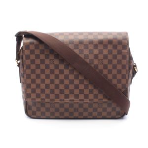[중고] LOUIS VUITTON 숄더백 쉘튼 GM 다미에 에벤 N41148 PVC 코팅 캔버스 레더 쉘튼 GM 유니섹스 Used A
