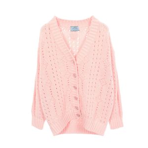 [중고] Prada PRADA 가디건/볼레로 메쉬 니트 코튼 가디건 여성용 Used A