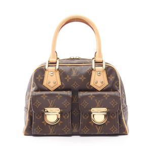 [중고] 루이비통 LOUIS VUITTON 손가방 맨해튼 PM 모노그램 M40026 PVC 코팅 캔버스 레더 맨해튼 PM 여성용 Used A