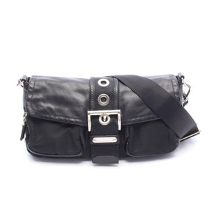 [중고] Prada PRADA 숄더백 블랙 나일론 레더 원 숄더백 여성용 Used B