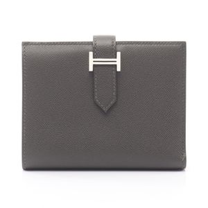 [Used] Hermes HERMES Bi-fold wallet Bearn Compact Ardoise Ardoise Other Bearn Compact Ardoise Women's Used A