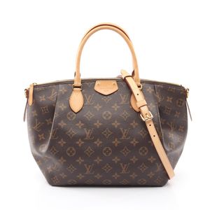 【二手】LOUIS VUITTONTurenne MM Monogram 兩用手提包 M48814 PVC塗層帆布皮革 Turenne MM 女士二手 A