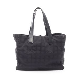 [Used] Chanel CHANEL Tote Bag New Travel Line MM A15991 Black Leather New Travel Line Tote MM Women's Used B