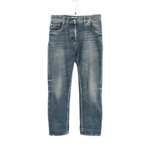【중고】 Prada PRADA 데님 팬츠 5포켓 데미지 가공 코튼 팬츠 여성용 Used B