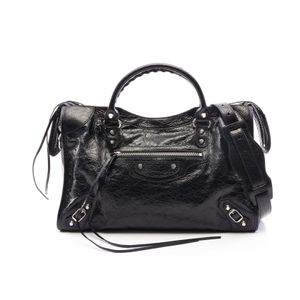 【二手】巴黎世家 ( BALENCIAGA ) Le City Medium 2WAY 手提包 8657602ACLR1000 真皮托特包 女士 全新