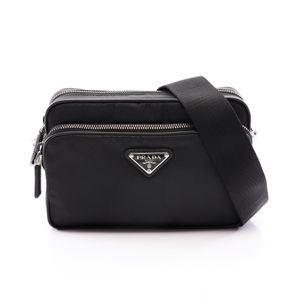 [중고] Prada PRADA 숄더백 TESSUTO + SAFFIANO Re-Nylon 2VH1702DMHF0002 나일론 사피아노 레더 숄더백 남성용 신품