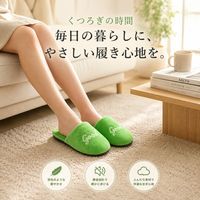 JUINSUYA 룸 슬리퍼 밝은 녹색 실내 착용
