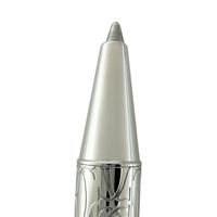 全新 ▲ 卡地CartierC de Cartier Happy Birthday 2C 裝飾旋轉原子筆，銀色，附筆盒，法國製造，男士