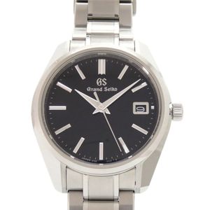 สภาพเหมือนใหม่ ไซโก้ (SEIKO) Grand Seiko Heritage Collection SBGP003 9F85-0AD0 SS นาฬิกาข้อมือแบบอนาล็อก ระบบควอตซ์ หน้าปัดสีดำ 0116【มือสอง】