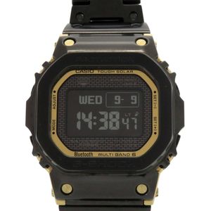 สภาพเหมือนใหม่ คาสิโอ G-SHOCK Full Metal GMW-BZ5000BD-1JF สแตนเลสสตีล สีดำ Tough Solar นาฬิกาดิจิทัล หน้าปัดสีดำ G-SHOCK 0117【มือสอง】CASIO