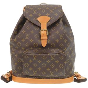 สภาพสวย หลุยส์ วิตตอง Montsouris GM Monogram M51135 กระเป๋าเป้ LV 1469【มือสอง】LOUIS VUITTON