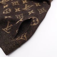【중고】 LOUIS VUITTON 루이비통 루렉스 모노그램 하이넥 니트/스웨터 RW221W IS5 FMKL03 울 니트 여성용 미사용