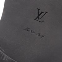 【중고】 LOUIS VUITTON 아카데미 라인 레더 로퍼 여성용 Used A
