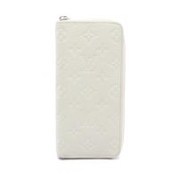 【중고】 LOUIS VUITTON 라운드 장지갑 지피 월렛 버티컬 M82597 그리 미네랄 레더 지피 월렛 버티컬