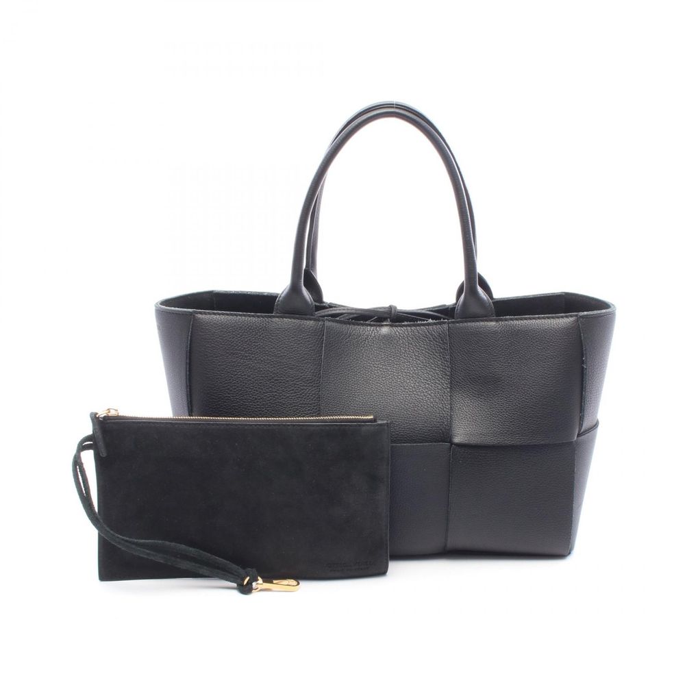 [중고] BOTTEGA VENETA 토트백 스몰 아르코 블랙 레더 아르코 토트 스몰 여성용 Used A