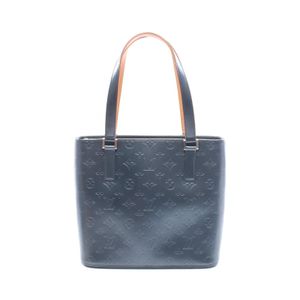 [중고] LOUIS VUITTON 스톡턴 M55115 블루 레더 손가방 여성용 Used A