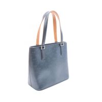 [중고] LOUIS VUITTON 스톡턴 M55115 블루 레더 손가방 여성용 Used A