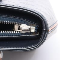 [중고] LOUIS VUITTON 스톡턴 M55115 블루 레더 손가방 여성용 Used A