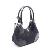 [중고] Prada PRADA 손가방 MOON 1BA381 블랙 나일론 레더 Re-Edition 2002 문 패디드 백 여성용 Used A