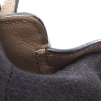 [중고] LOEWE 해먹백 드로스트링 미니 2WAY 손가방 베이지 레더 여성용 Used A