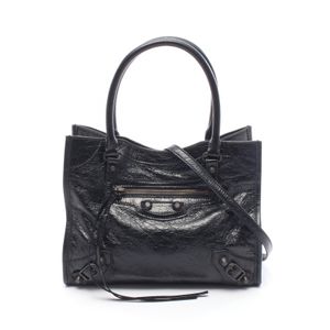 【二手】BALENCIAGA世家 (Balenciaga) Le City Mini 2WAY 手提包 8526082ABEK1000 真皮托特包 女士 全新