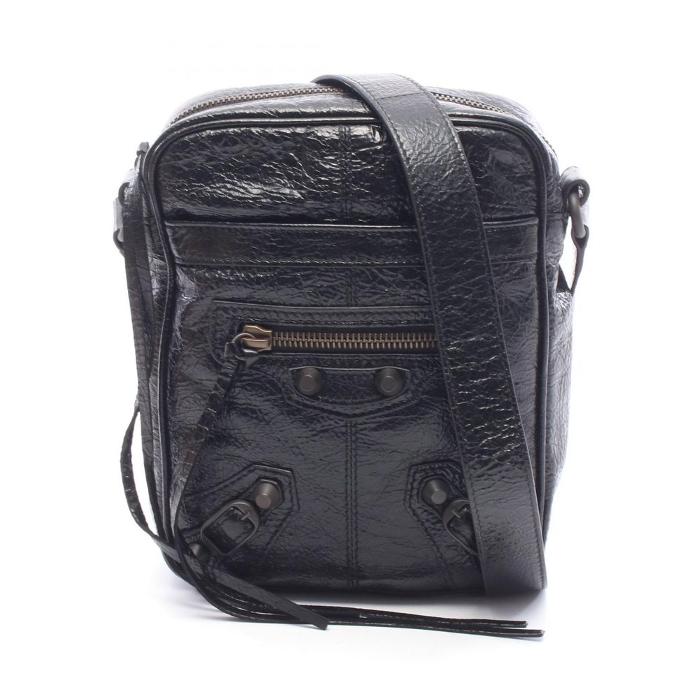【중고】 BALENCIAGA 숄더백 Le City 버티컬 8677102ABEK1000 가죽 숄더백 남성용 신품