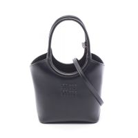 [중고] MIU MIU 핸드백 아이비 2WAY 5BA3302E6YF0002 가죽 2way 숄더 여성용 신품