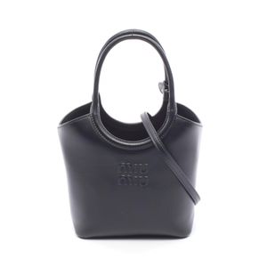 【二手】Miu Miu Ivy 兩用手提包 5BA3302E6YF0002 女士真皮兩用單肩包（全新）