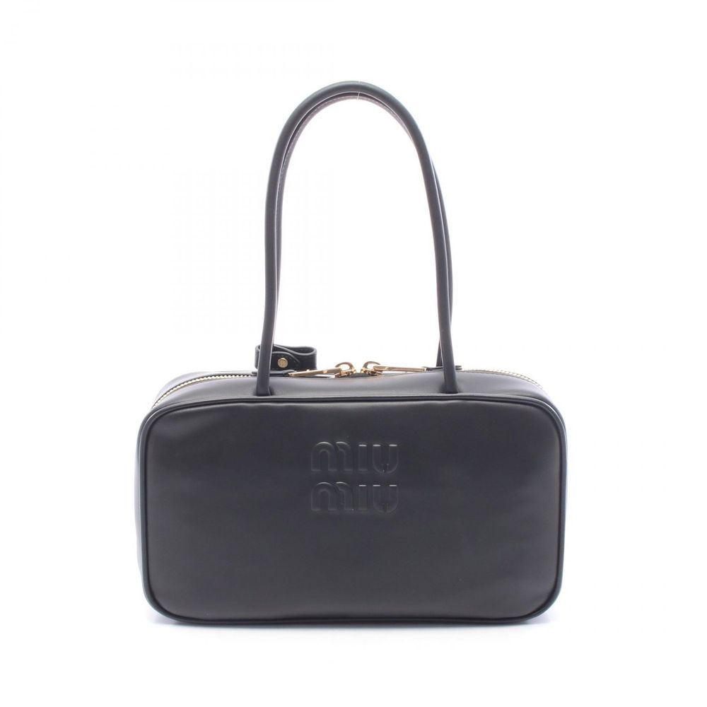 [중고] MIU MIU 숄더백 보 백 미디엄 5BB1722CRWF0002 가죽 숄더백 여성용 새상품