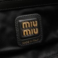 [중고] MIU MIU 숄더백 보 백 미디엄 5BB1722CRWF0002 가죽 숄더백 여성용 새상품