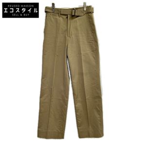 Ludlow 23-LD23A-PT003-002-009 米色棉 Brezel 腰帶流蘇斜紋褲 0 碼 [二手]