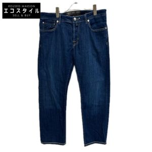 Jacob Cohen Indigo 620 連結 Fry Harako 補丁牛仔褲 36 號 [二手]
