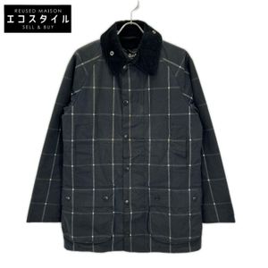 Barbour SL Beaufort Wax Window Pane PL 襯裡油浸夾克，36 碼 [二手]