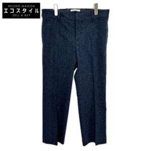 Carven 2021 HP80 海軍藍寬修身長褲，40碼 [二手]