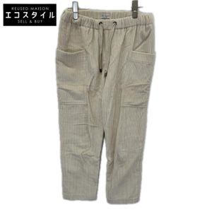 Brunello Cucinelli 17AW 白色燈芯絨抽繩褲 36 碼 [二手]
