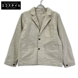 르 트라바유르 갈리스 베이지 코튼 프렌치 몰스킨 재킷 2 [중고]