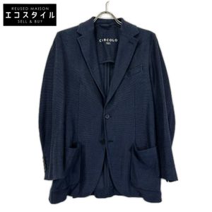 CIRCOLO 1901 네이비 린넨 100% 테일러드 재킷 46 [중고]