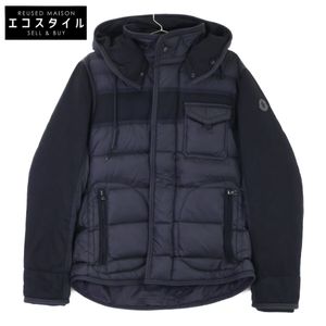 MONCLER RYAN 울x나일론 후드 다운 재킷 2 [중고]