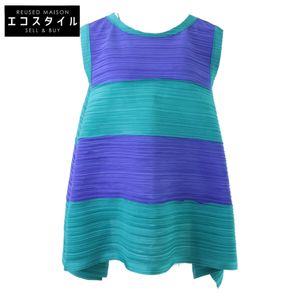 PLEATS PLEASE ISSEY MIYAKE [미사용급] PP91-JK602 COLORFUL MERRY BOUNCE 플리츠 슬리브리스 변형 컷소 3 [중고]