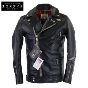 Lewis Leathers 441T CYCLONE TIGHT FIT / 카우하이드 사이클론 라이더 재킷 34【중고】