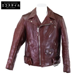 SCHOTT [국내 정품] 7544 613SJH 홀스하이드 원스타 더블 라이더 재킷 42 [중고]