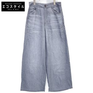 Double Standard Clothing 26AW 灰色天絲寬腿牛仔褲 36碼 [二手]