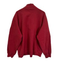 Supreme 26SS Red Half-Zip Sweatshirt / Shop Flag Half Zip XL [Used]