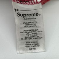 Supreme 26SS Red Half-Zip Sweatshirt / Shop Flag Half Zip XL [Used]