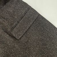 ELLE 25AW Brown Wool x Silk Herringbone 2B Tailored Jacket Size 3 [Used]
