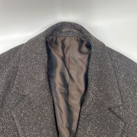 ELLE 25AW Brown Wool x Silk Herringbone 2B Tailored Jacket Size 3 [Used]