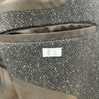 ELLE 25AW Brown Wool x Silk Herringbone 2B Tailored Jacket Size 3 [Used]