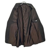 ELLE 25AW Brown Wool x Silk Herringbone 2B Tailored Jacket Size 3 [Used]