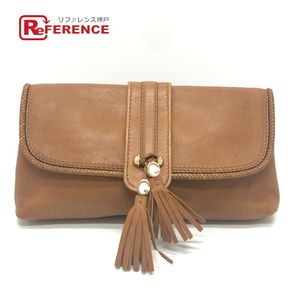 GUCCI Marcheche GG Tassel Clutch Bag